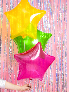 Balon foliowy Gwiazdka, 48cm, zielony