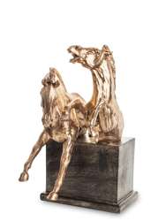 Figurka Konie dekoracyjne  kolor brązowy wys 31cm