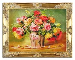 Obraz "Roze" ręcznie malowany 37x47cm