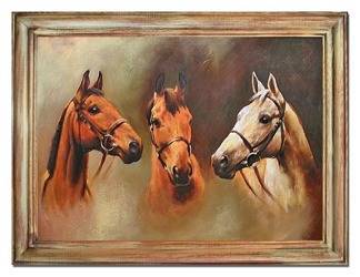 Obraz "Zwierzęta" ręcznie malowany 63x84cm
