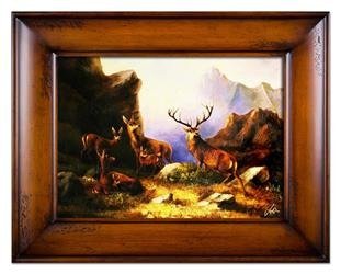 Obraz "Zwierzęta" ręcznie malowany 87x117cm