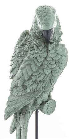 Figurka Papuga Dekoracyjna Zielona Ozdoba