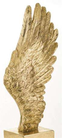 Figurka dekoracyjna złote skrzydło 26x10x6,5 cm