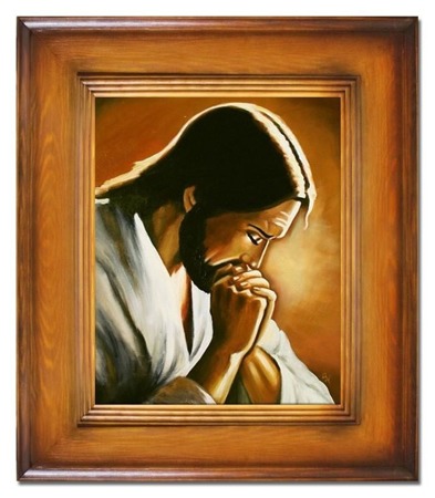 Obraz "Chrystus" ręcznie malowany 66x76cm