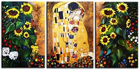 Obraz "Gustaw Klimt" ręcznie malowany 50x70 x 3