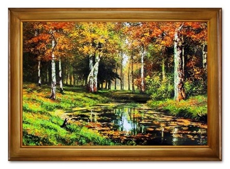 Obraz "Iwan Iwanowicz Szyszkin " ręcznie malowany 75x105cm