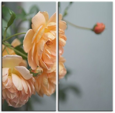 Obraz "Kwiaty" reprodukcja 45x90cm x2