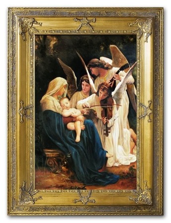 Obraz "Maryja" ręcznie malowany 82x112cm