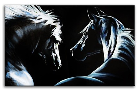 Obraz "Zwierzęta" ręcznie malowany 200x125cm