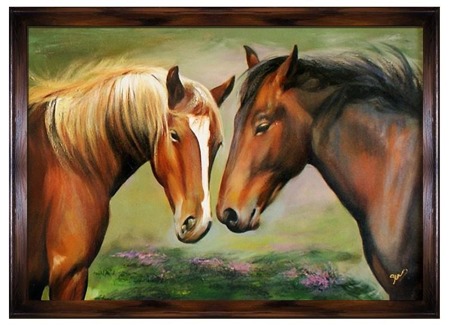 Obraz "Zwierzęta" ręcznie malowany 200x140cm