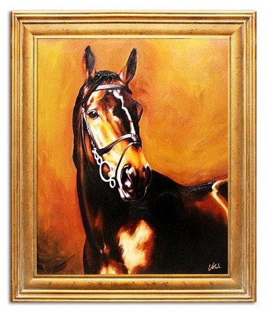 Obraz "Zwierzęta" ręcznie malowany 53x64cm