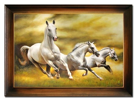 Obraz "Zwierzęta" ręcznie malowany 75x105cm