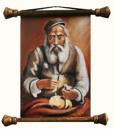 Obraz "Żyd na szczęście" ręcznie malowany 54x82cm