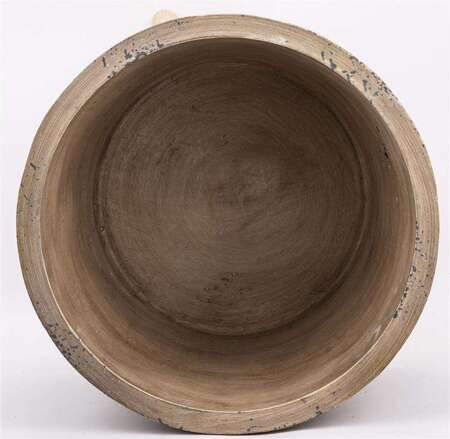 Osłonka Boho na drewnianym stojaku ceramiczna H:69