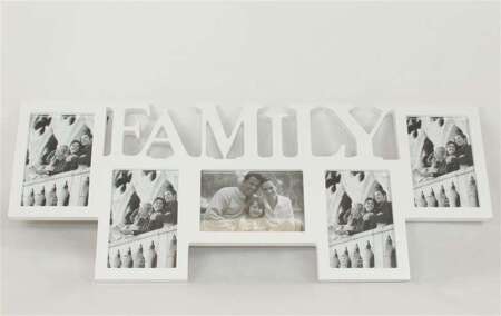 Ramka Rodzinna Na Zdjęcia Napis "FAMILY" 5 Zdjęć