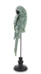 Figurka Papuga Dekoracyjna Zielona Ozdoba