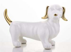 Figurka Pies ceramiczny H: 15 cm 